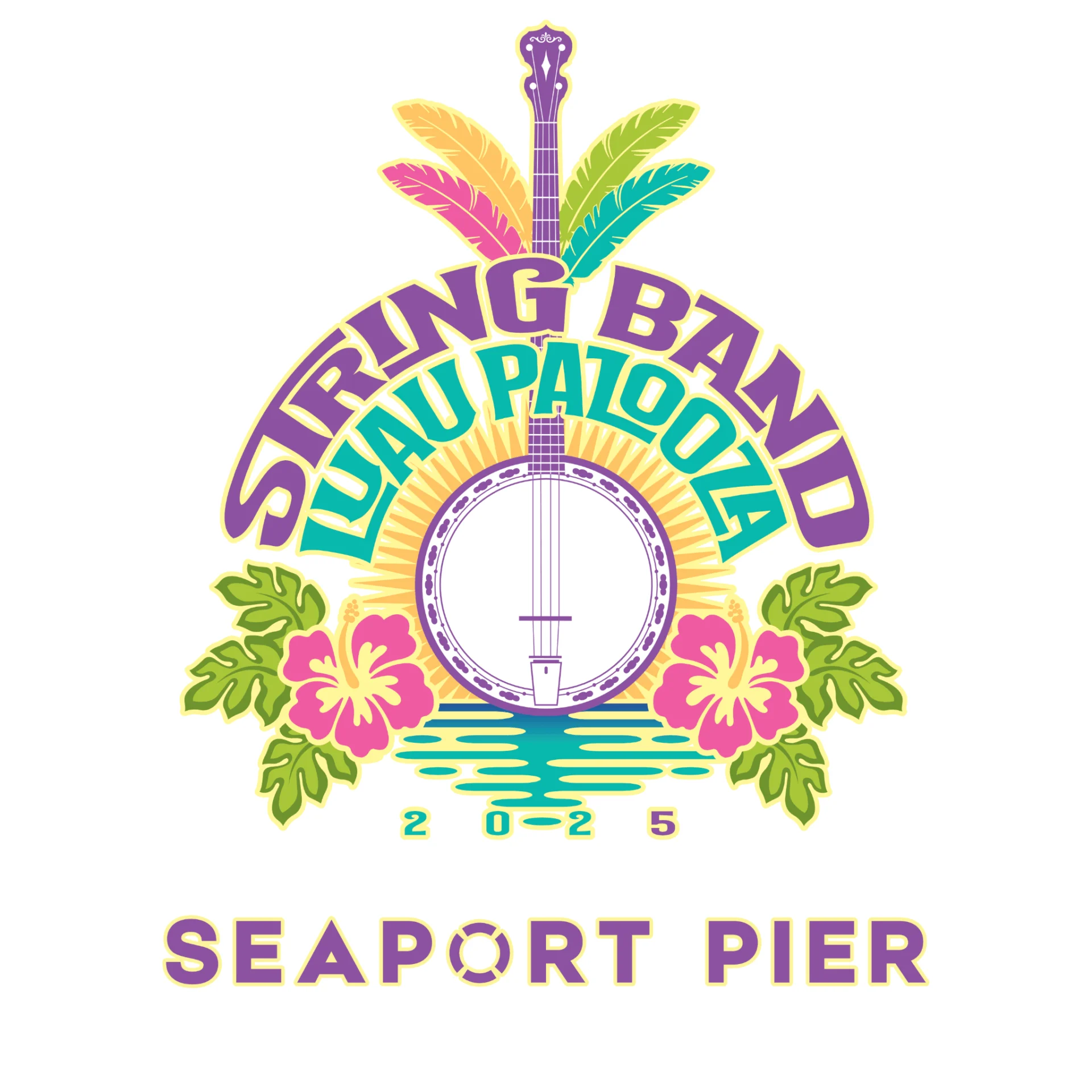 2025 String Band Luau Palooza Logo